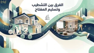 الفرق بين التشطيب وتسليم المفتاح