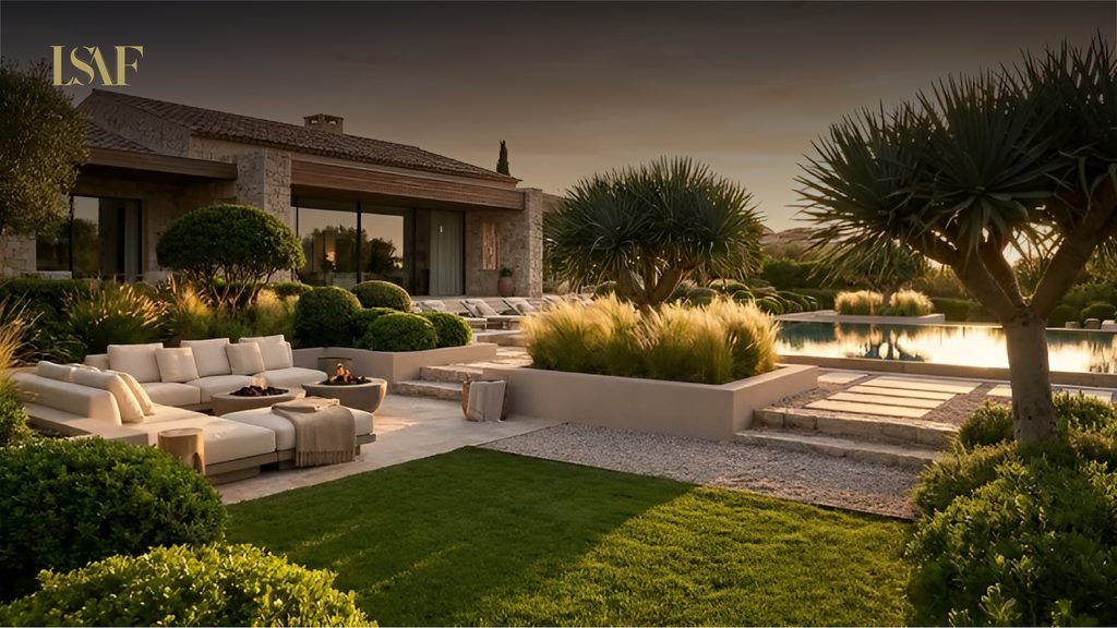 اللاند سكيب في التصميم الداخلي للفلل والمكاتب | LSAF Designs 3